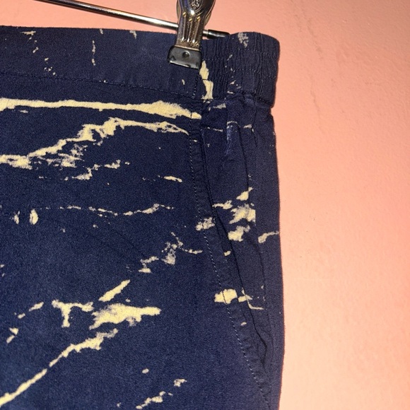 Gap Womens Loungewear Pajama Bottoms Blue Gold Viscose Medium - Picture 6 of 8